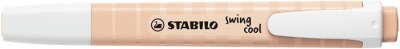 Szövegkiemelő, 1-4 mm, STABILO "Swing cool NatureCOLORS", bézs